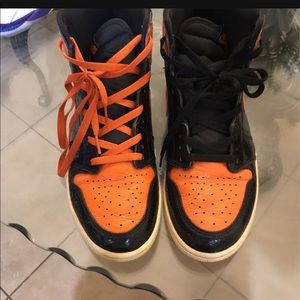 Shattered backboard